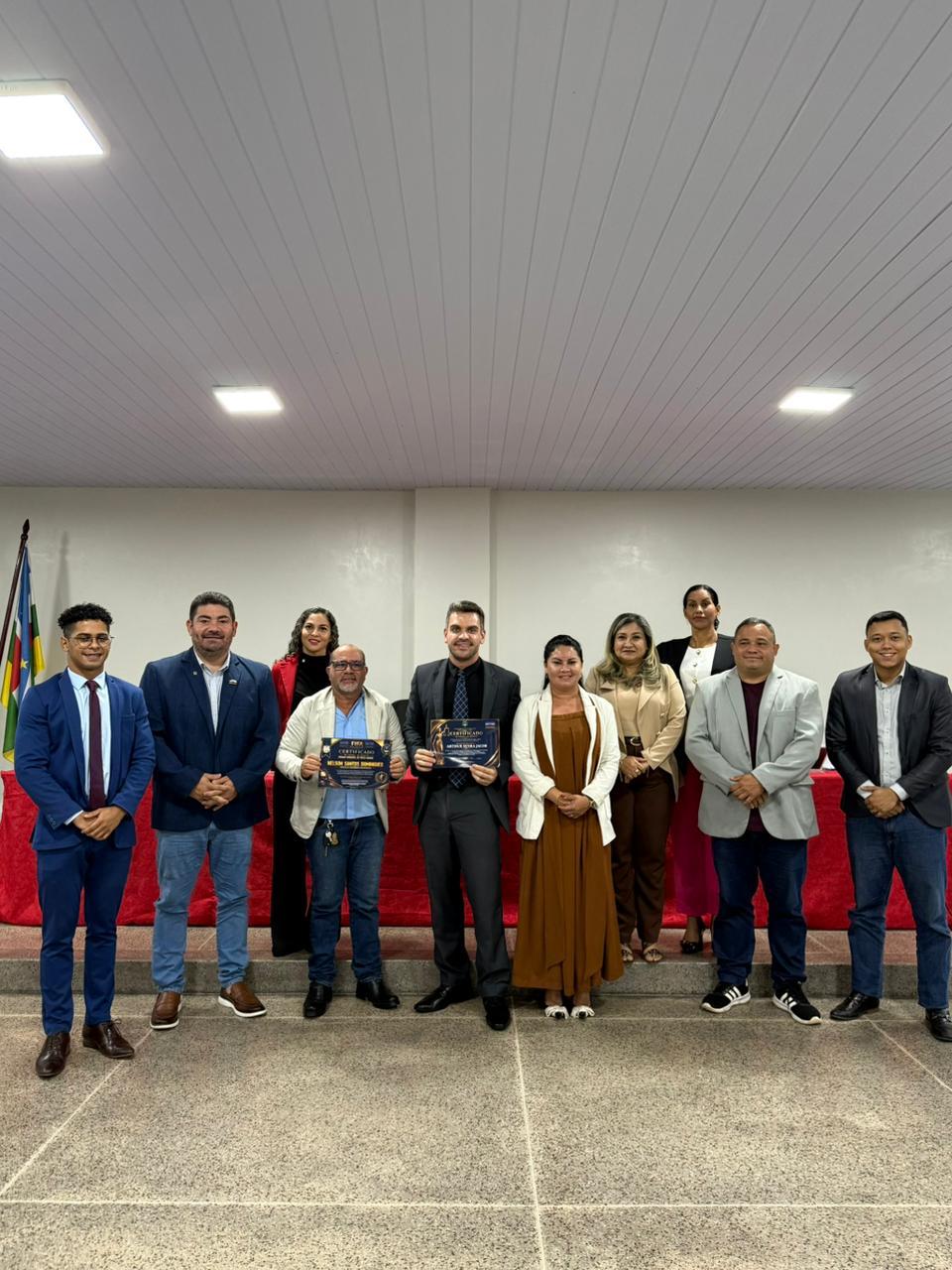 Câmara de Porto Grande homenageia promotor de Justiça Arthur Senra Jacob durante sessão ordinária